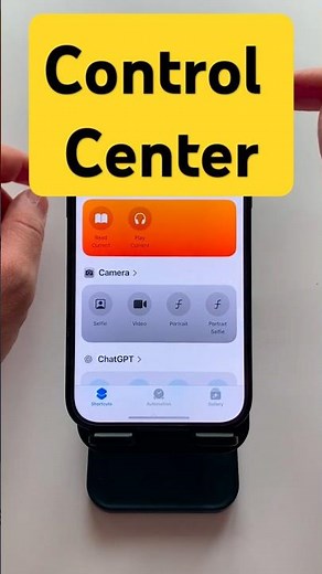 How to Add Control Center Icon to Your iPhone Home Screen! #tips #trending #tech #Shorts