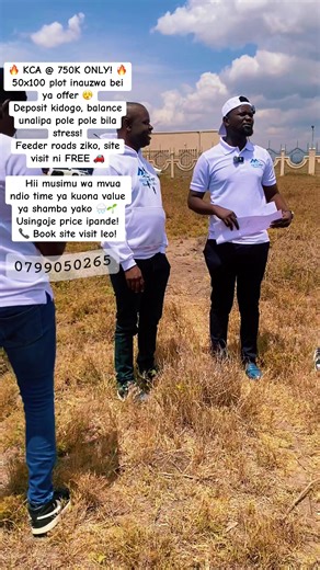 🚨 NEW PROJECT ALERT – KCA Commercial Phase 14C! 🚨 Your next smart investment is here! Secure a prime commercial plot at Ksh 750K inclusive of title deed and position your business for growth in a fast-rising location. ✅ Strategic location ✅ Ready title deeds ✅ Free site visits every day. 📞 Book your site visit now and let’s seal the deal! #ReadyTitleDeeds #primeplotsforsaleinKitengela #Newproject #Dailysitevisit
