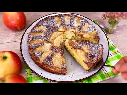 Easy French Apple Cake Recipe | 4 Apples + 10 Minutes | Delicious!