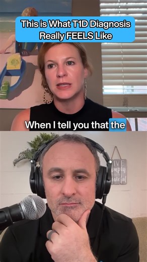 I've had Type 1 Diabetes for 18 years. And I still remember the grief. Not the diagnosis itself. The weeks after. When you realise this is it. No going back. No cure. Just you and insulin for the rest of your life. Katie Beth described it in a way I've never heard anyone say out loud before.