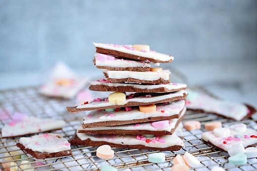 Easy Layered Candy Bark