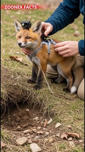 “Inside a Fox Den 🦊 | Real Back-Mounted Micro Camera