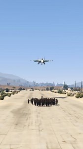 Irani Lazer Jet Deadly Landing On Soilders In Military Base _ GTA 5 | Flight sim viral
