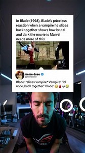 blade priceless reaction