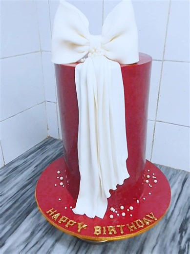 Stylish Fondant Bow Birthday Cake Decorating Tutorial