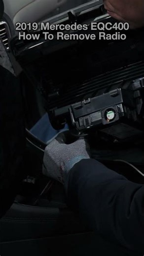 How to remove the radio from a 2019 Mercedes-Benz EQC400 #mercedes #diy #eqc #remove #radio #carplay