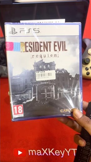 Unboxing Resident Evil Requiem PS5 Disc #shorts #unboxing #re9 #residentevilrequiem #maxkeyyt
