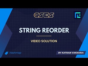 String Reorder Video Solution | CSES Problemset | Introductory Problems