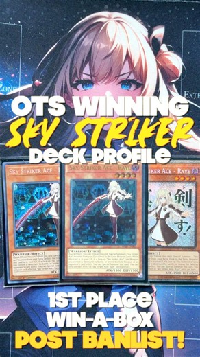 1st Place Undefeated Sky Striker Deck Profile #yugioh #skystriker #yugiohcommunity #yugiohshorts