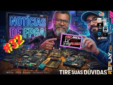 O MISTER QUEBROU O LIMITE? Virtual Boy 1.0 e PS2 no ARM da DE10-Nano, 3DO Single RAM (SDRAM)?