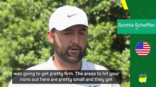 Scheffler upbeat after 68 in Masters first round