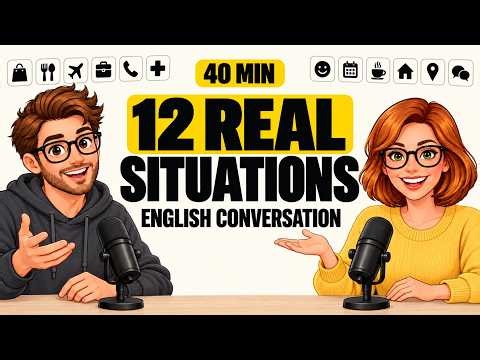 40 Minutes of Real English Conversation You'll Actually Use (A2–B2)
