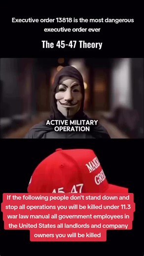 if you don't stand down you will be killed by military for being an enemy combatant under 11.3 war law manual