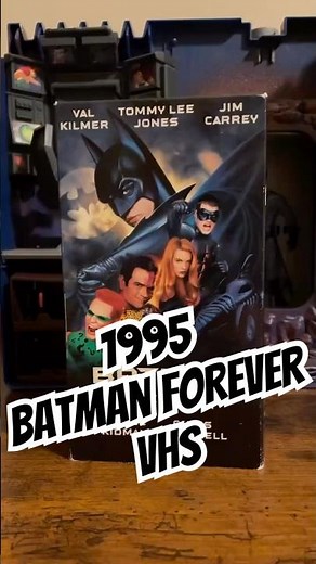 1995 Batman Forever VHS. #batman #batmanforever #vhs #1990s #1990snostalgia #1995
