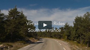 Virtual Cycle Rides - South of France for Indoor Cycling Workouts or Exercise Bikes