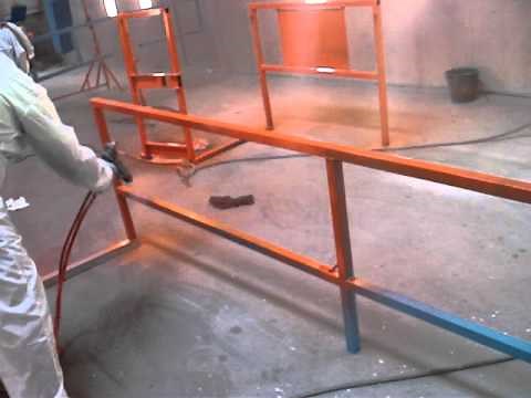 electrostatic spray painting