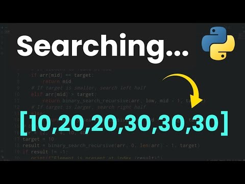 Searching in Sorted List with Duplicates | Lower Bound & Upper Bound