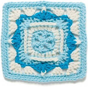 Easy Crochet Flowers Square Patterns Floral Motif - Etsy