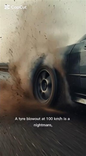 ⚠️ NEVER do this if your car tyre blasts! (Life Saving Tips)How to survive a high-speed