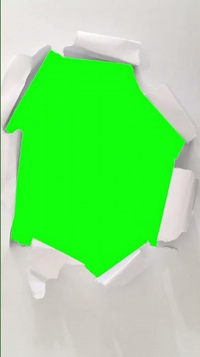 Paper Transitions Green screen with SFX
