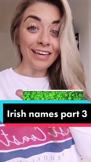Irish names part 3 #irishgem #irishnames #irishcomedy #irishaccent #ireland #irishtiktok #duet #repost
