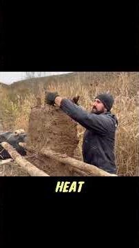 From Old Tire to Survival Shelter 🔥 (Genius Bushcraft Build)