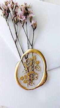 How to Make a Vellum Wrap with Wax Seals & Florals