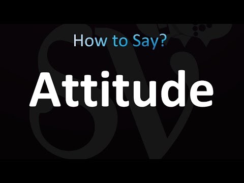 How to Pronounce Attitude (correctly!)