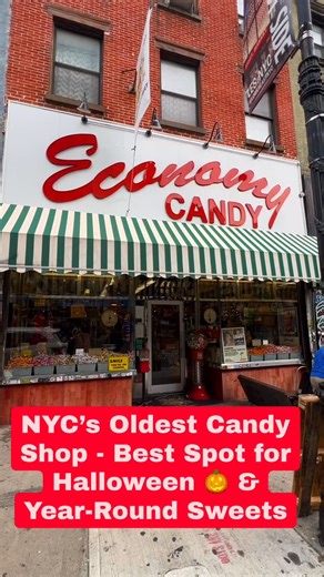 James and Karla Murray on Instagram: "New York City’s oldest candy shop, Economy Candy on Rivington Street in the Lower East Side, is not only a great place to buy candy for Halloween but is ooen year-round. This 3rd-generation family-owned business was founded in 1937 & sells over 2,000 varieties of candies including many old-time classics and nostalgia-type candy as well as their own gummy mix sweet & sours, imported candies 🍭 and chocolates 🍫 from around the world, a huge variety of Jelly B