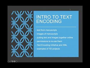Introduction to text encoding