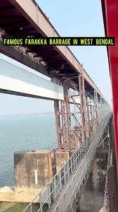 Famous Farakka Barrage In West Bengal 🔥 #railway #barrage #Farakka #reels #reelsfb #viral #trending #video | We Are Out Railfans