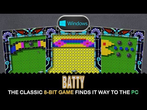 Batty - an original 8bit classic game from 1987 brought to the PC by Space-Time Games
