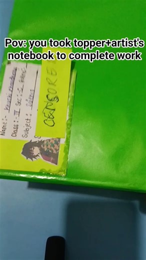 when you take the topper+artist's notebook to complete work #relatable #relatablecontent #fun