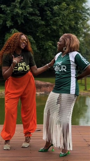 Vacation mode activated! Dancing, laughing and enjoying every beautiful moment with the ladies at @safarivalley 💃🏾❤️ But don’t forget… THE FOUR…no one fights alone!! Coming to cinemas nationwide December 11th. See you at the box office! #TheFour #TheFourNoOneFightsAlone #FunkeAkindeleFilm #funkeakindelenetworkproduction