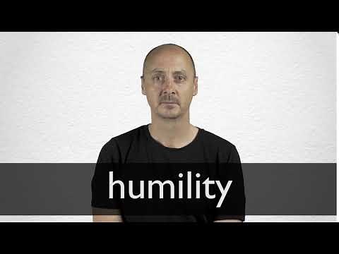 How to pronounce HUMILITY in British English