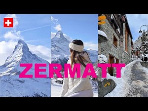 Zermatt Switzerland Winter December 2022 4K - Best Thing To Do During Winter | MpeGorgeousPlaces.com