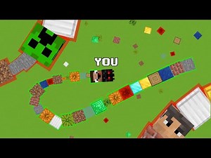 SLITHERCRAFT.IO - Snake Games, Slither io Gameplay, Level Up Snake Cube, Free Android iOS Game