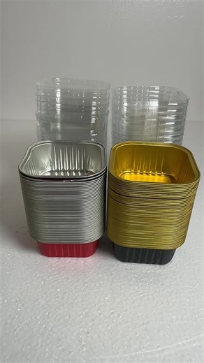 Mini Aluminum Cake Pans with Lids for Perfect Parties