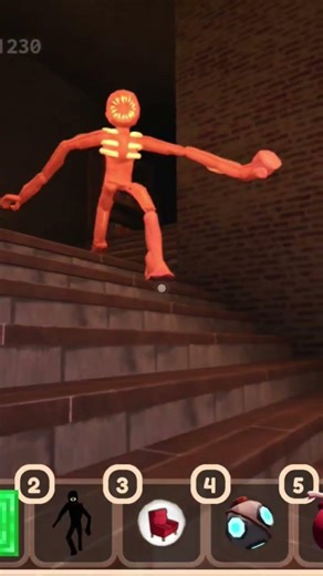 african guy running from cannibal (ROBLOX DOORS VERSION)