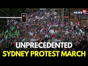 Sydney Protest LIVE | People March Across Sydney Harbour Bridge To End Killing In Gaza | N18G