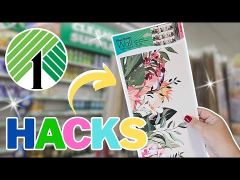 GENIUS 🤯 DIY Crafts Using Dollar Tree PEEL-N-STICK Decals