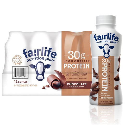Fairlife Nutrition Plan 30g Protein Shake, Chocolate, 11.5 fl. oz., 12 pk. - Samsclub.com