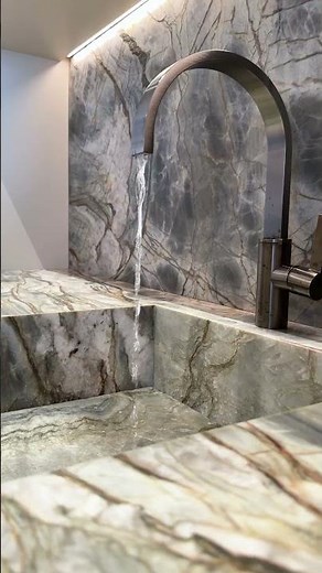 Blue Tempest Quartzite Walk-In Closet