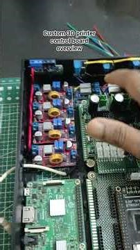 custom 3D printer control board #3dprinter #diy #stm32