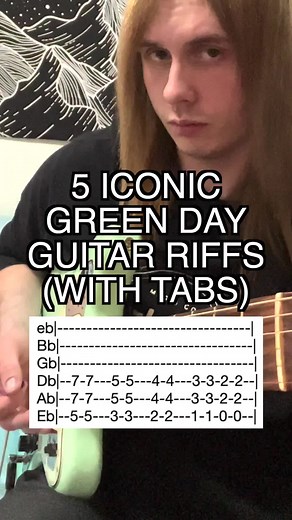 Green Day Guitar Tabs and Chords Tutorial