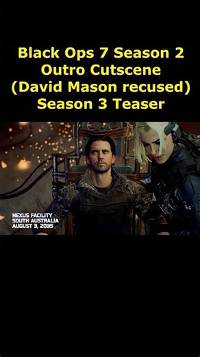 Black Ops 7 Spectre SAVES David Mason from Brainwashing! Season 3 Cutscene Teaser (Season 2 Outro)