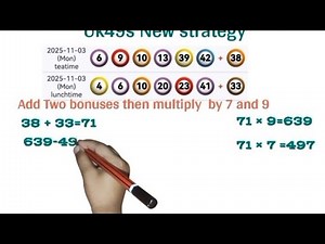 #Bonus How to calculate Uk49s bonus| Uk49s bonus formula | #Unitedkingdom49s 🇿🇦🇬🇧|10 February #Uk49s