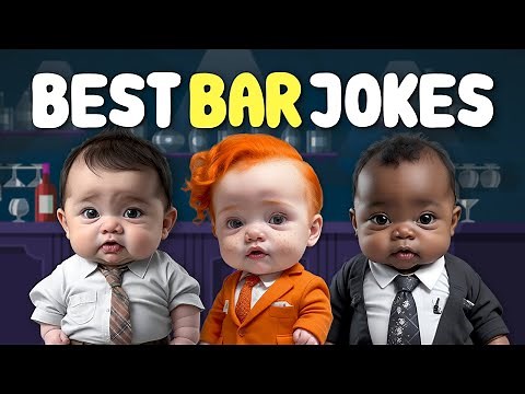 🍻 The Best Bar Jokes Ever 🍸Top 25 #dadjokes #funnyvideo