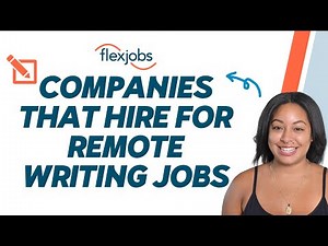 Companies That Hire for Remote Writing Jobs