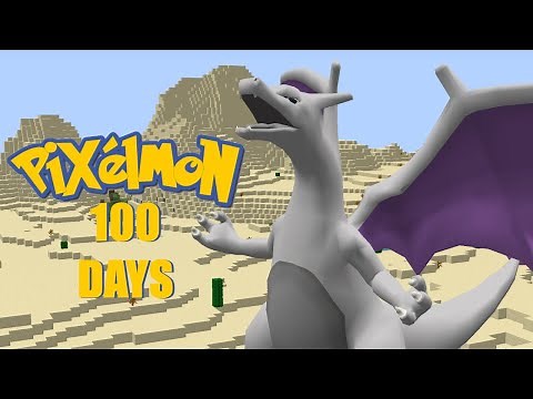 I Spent 100 Days In Pixelmon Trying to Complete The Pokedex! (Pokemon in Minecraft)